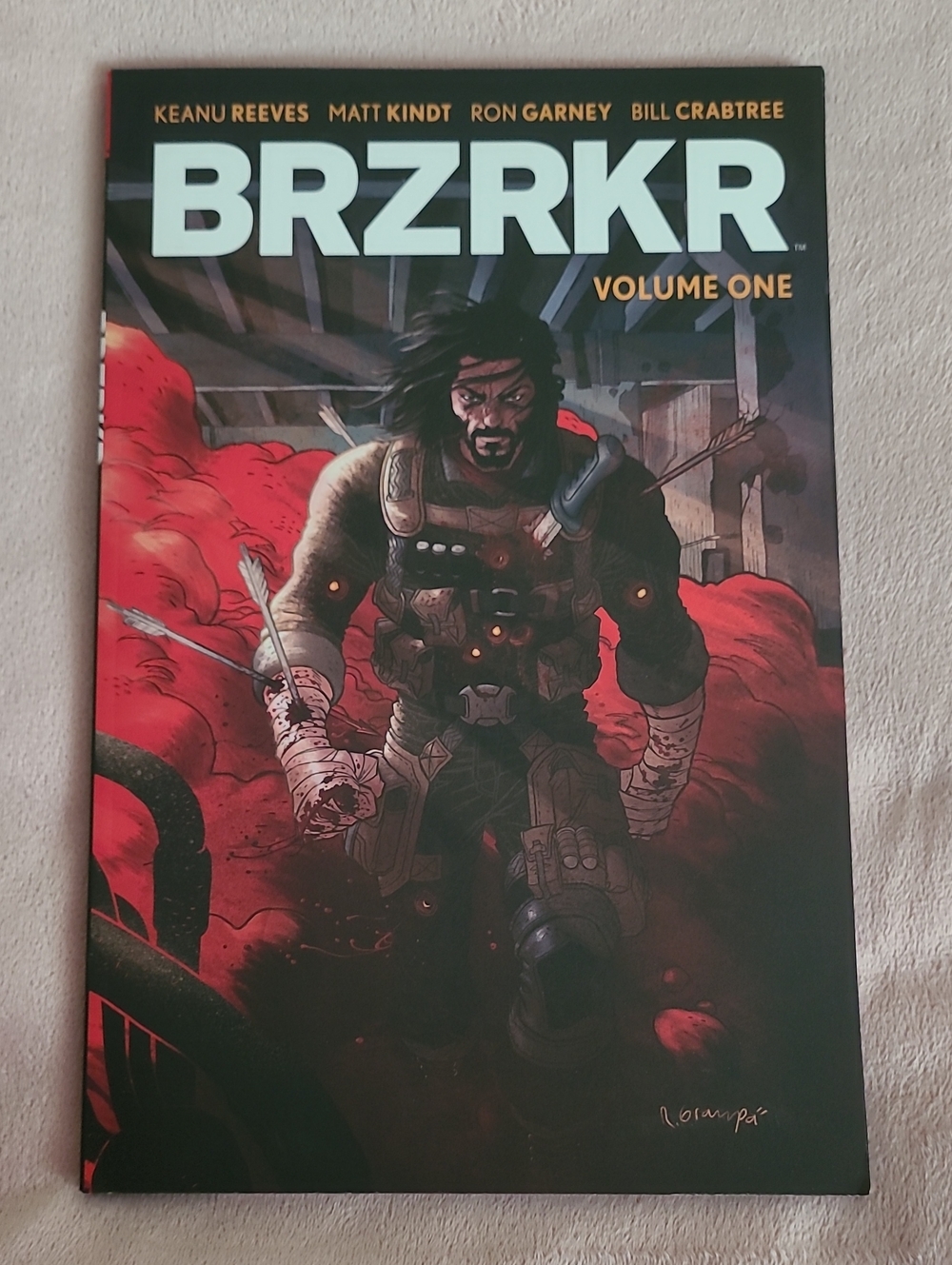 BRZRKR Vol. 1 by Keanu Reeves, Matt Kindt, Ron Garney & Bill Crabtree